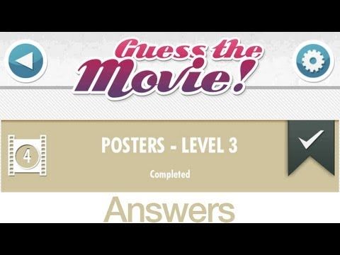 Video guide by : Guess the Movie ? Posters Level 3 Answers #guessthemovie