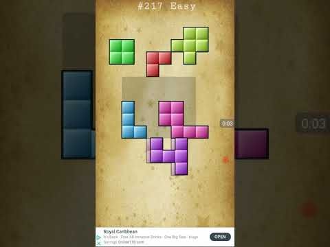 Video guide by Tapthegame: Block Puzzle Level 217 #blockpuzzle
