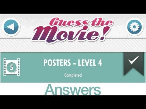 Video guide by : Guess the Movie ? Posters Level 4 Answers #guessthemovie