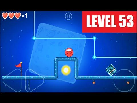 Video guide by Indian Game Nerd: Red Ball Level 53 #redball