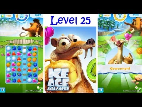 Video guide by Foxy 1985: Ice Age Avalanche Level 25 #iceageavalanche