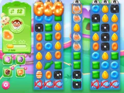 Video guide by skillgaming: Candy Crush Jelly Saga Level 467 #candycrushjelly