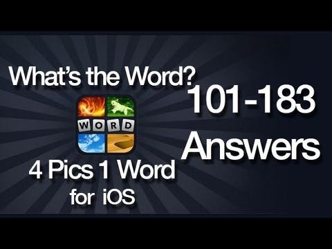 Video guide by : What's the Word? 4 Pics 1 Word Answers levels 101-183 #whatstheword