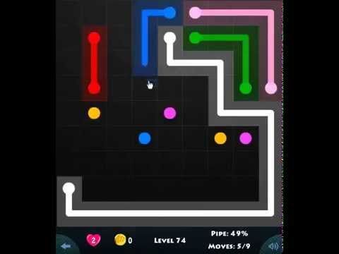 Video guide by Are You Stuck: Flow Game Level 74 #flowgame
