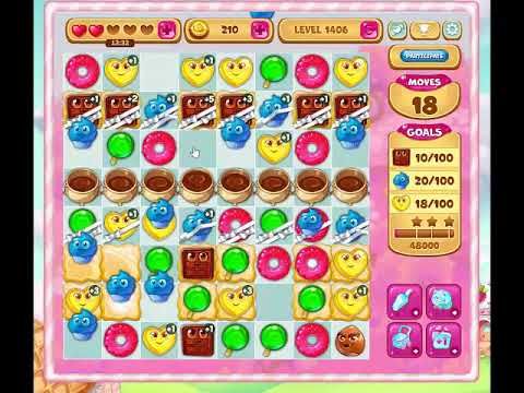 Video guide by Gamopolis: Candy Valley Level 1406 #candyvalley