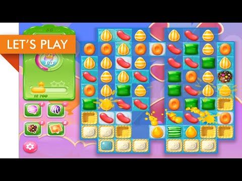 Video guide by Hybridjunkie: Candy Crush Jelly Saga Level 44 #candycrushjelly