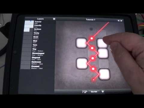 Video guide by ipadappsfirstlook: Lazors level 7 #lazors