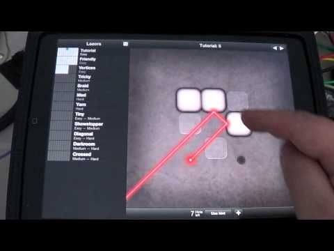 Video guide by ipadappsfirstlook: Lazors level 5 #lazors