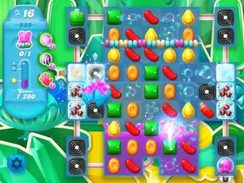 Video guide by skillgaming: Candy Crush Soda Saga Level 989 #candycrushsoda