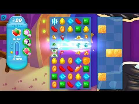 Video guide by Blogging Witches: Candy Crush Soda Saga Level 1187 #candycrushsoda