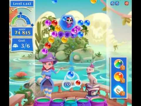 Video guide by skillgaming: Bubble Witch Saga 2 Level 1443 #bubblewitchsaga