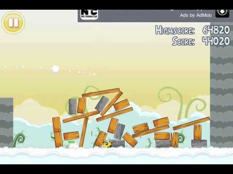 Video guide by FujiToast: Angry Birds Free 3 stars level 4-3 #angrybirdsfree