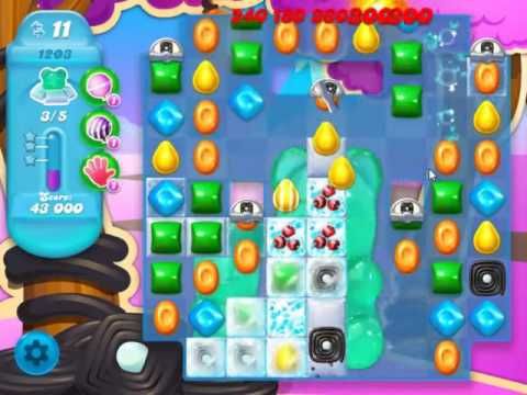 Video guide by skillgaming: Candy Crush Soda Saga Level 1203 #candycrushsoda