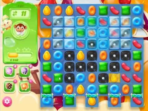 Video guide by skillgaming: Candy Crush Jelly Saga Level 401 #candycrushjelly