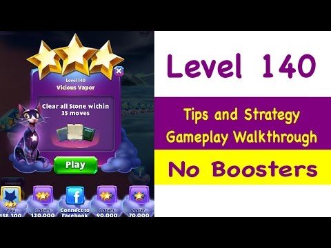 Video guide by Grumpy Cat Gaming: Bejeweled Stars Level 140 #bejeweledstars