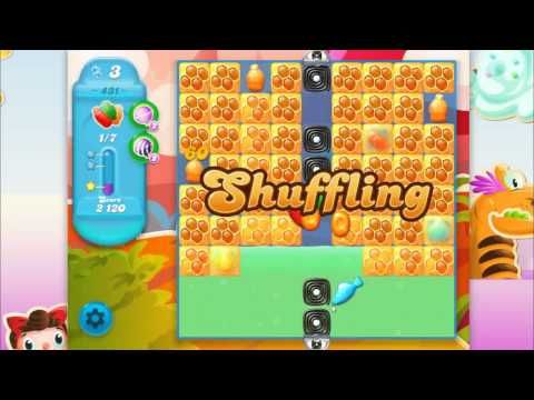Video guide by Pete Peppers: Candy Crush Soda Saga Level 431 #candycrushsoda