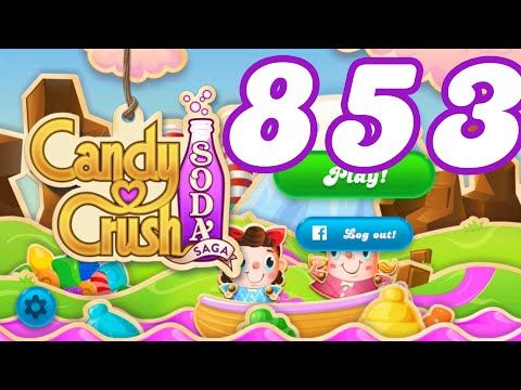 Video guide by Pete Peppers: Candy Crush Soda Saga Level 853 #candycrushsoda