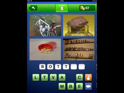 Video guide by itouchpower: 4 Pics 1 Word level 8 #4pics1