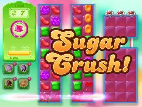 Video guide by Hybridjunkie: Candy Crush Jelly Saga Level 1684 #candycrushjelly