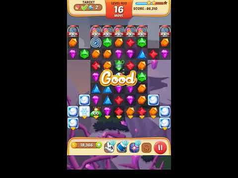 Video guide by Apps Walkthrough Tutorial: Jewel Match King Level 433 #jewelmatchking
