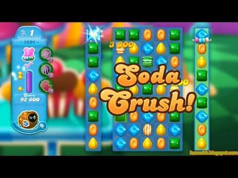 Video guide by Kazuo: Candy Crush Soda Saga Level 1591 #candycrushsoda