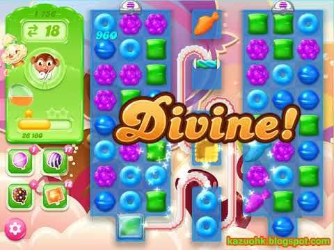 Video guide by Kazuo: Candy Crush Jelly Saga Level 1756 #candycrushjelly