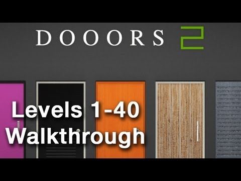 Video guide by AppAnswers: DOOORS 2 levels 1-40 #dooors2