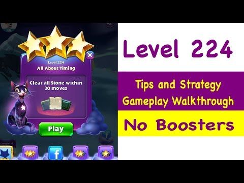 Video guide by Grumpy Cat Gaming: Bejeweled Stars Level 224 #bejeweledstars