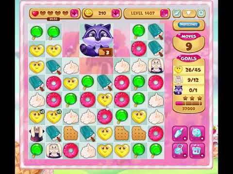 Video guide by Gamopolis: Candy Valley Level 1407 #candyvalley