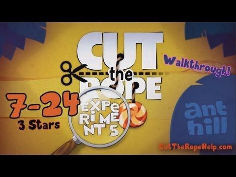 Video guide by kloakatv: Cut the Rope: Experiments 3 stars level 7-24 #cuttherope