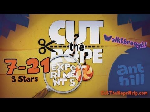 Video guide by kloakatv: Cut the Rope: Experiments 3 stars level 7-21 #cuttherope