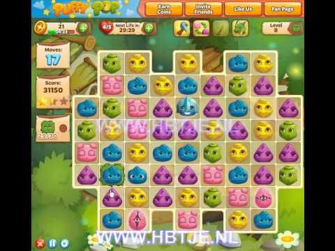 Video guide by fbgamevideos: Puffy Pop Level 8 #puffypop