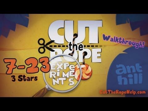 Video guide by kloakatv: Cut the Rope: Experiments 3 stars level 7-23 #cuttherope
