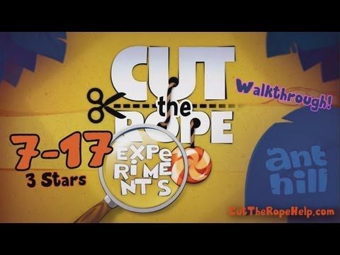 Video guide by kloakatv: Cut the Rope: Experiments 3 stars level 7-17 #cuttherope