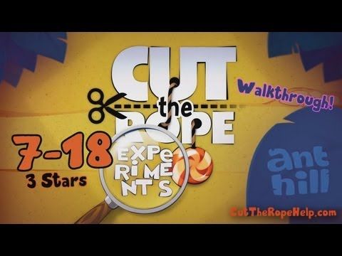 Video guide by kloakatv: Cut the Rope: Experiments 3 stars level 7-18 #cuttherope