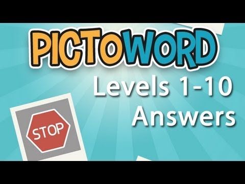 Video guide by AppAnswers: Pictoword level 1-10 #pictoword