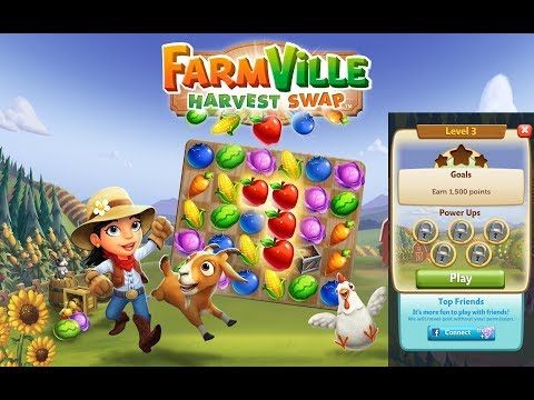 Video guide by Android Games: FarmVille: Harvest Swap Level 3 #farmvilleharvestswap