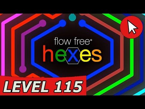 Video guide by Ooze Games: Flow Free: Hexes  - Level 115 #flowfreehexes