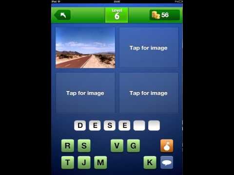 Video guide by itouchpower: 4 Pics 1 Word level 6 #4pics1