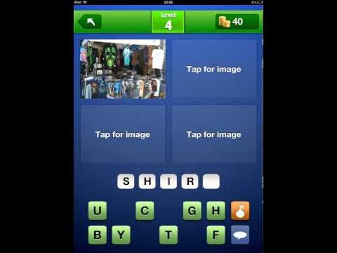 Video guide by itouchpower: 4 Pics 1 Word level 4 #4pics1