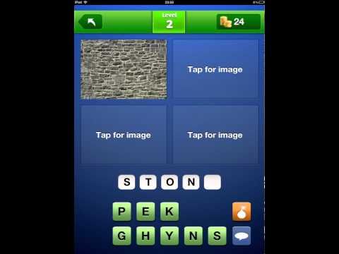 Video guide by itouchpower: 4 Pics 1 Word level 2 #4pics1