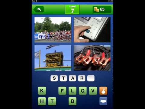 Video guide by itouchpower: 4 Pics 1 Word level 7 #4pics1