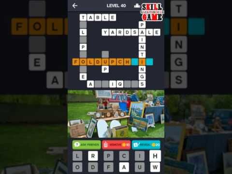 Video guide by Skill Game Walkthrough: Crossword Level 40 #crossword
