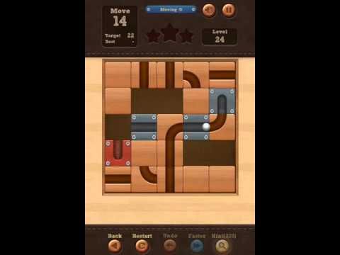 Video guide by iplaygames: Roll the Ball: slide puzzle  - Level 24 #rolltheball