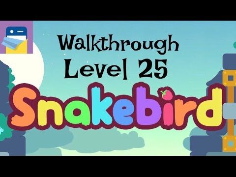 Video guide by App Unwrapper: Snakebird Level 25 #snakebird