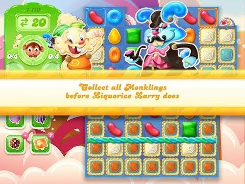 Video guide by Kazuo: Candy Crush Jelly Saga Level 1119 #candycrushjelly
