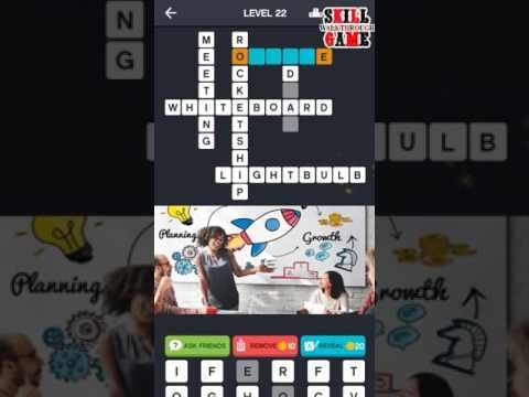 Video guide by Skill Game Walkthrough: Crossword Level 22 #crossword
