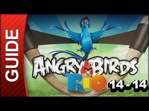 Video guide by IGNGameplay: Angry Birds Rio 3 stars level 14-14 #angrybirdsrio