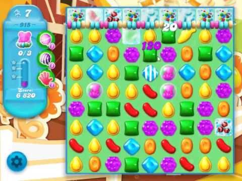 Video guide by skillgaming: Candy Crush Soda Saga Level 915 #candycrushsoda