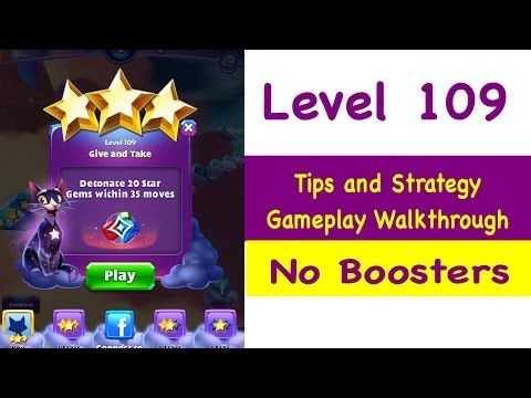 Video guide by Grumpy Cat Gaming: Bejeweled Stars Level 109 #bejeweledstars